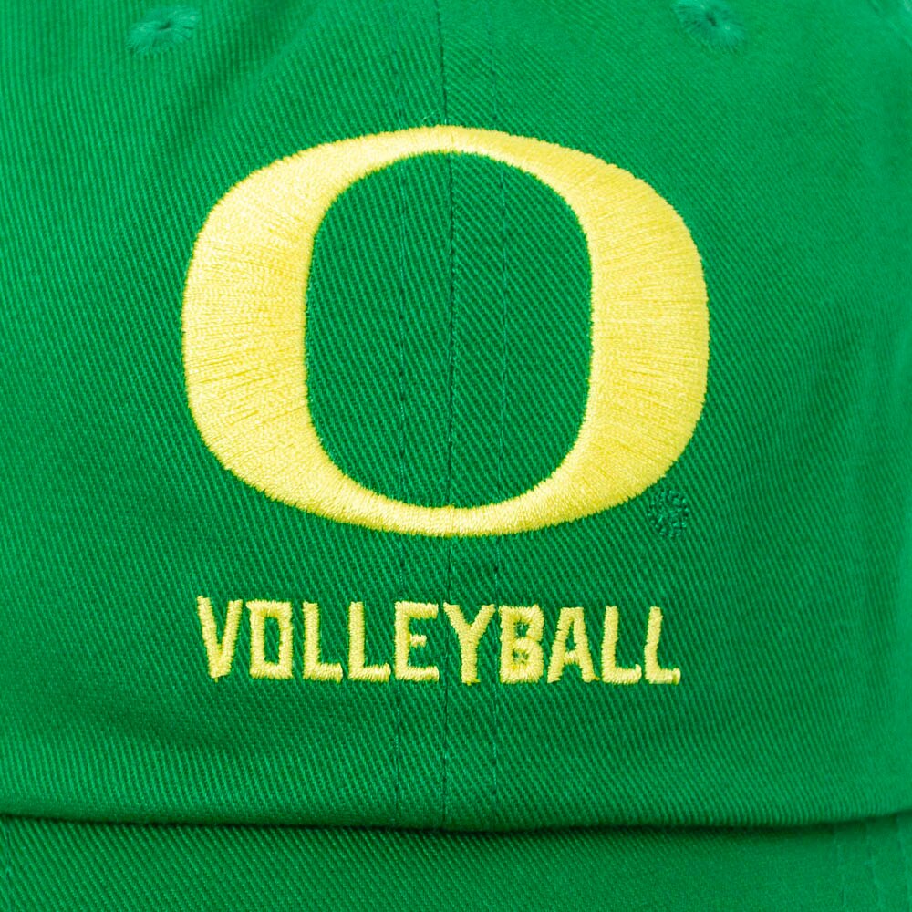 Classic Oregon O, Nike, Green, Curved Bill, Cotton, Accessories, Women, Volleyball, Twill, Unstructured, Adjustable, Hat, 882861